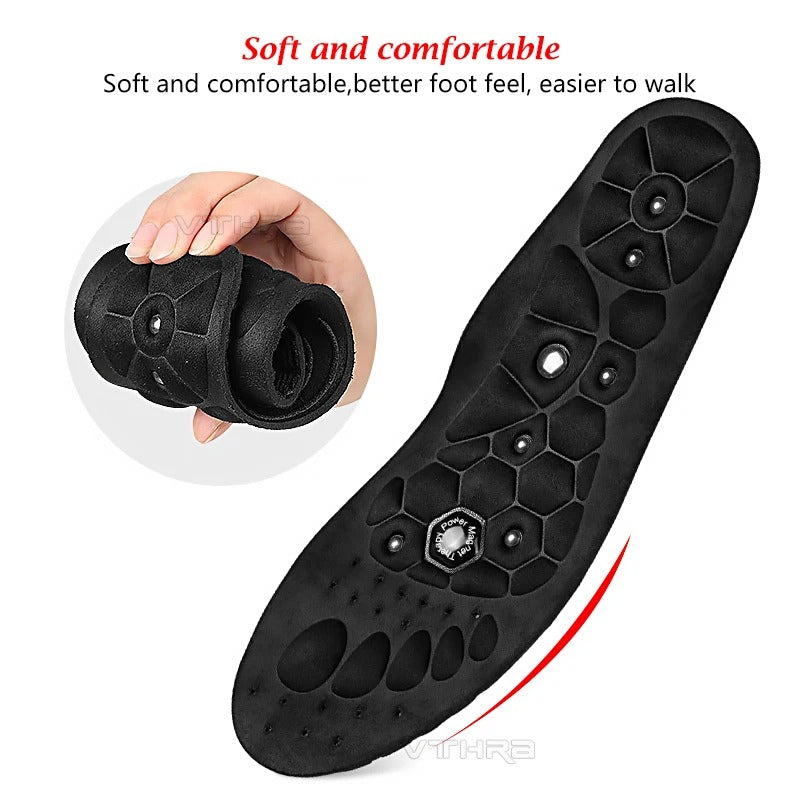 Orthopedic magnetic insoles