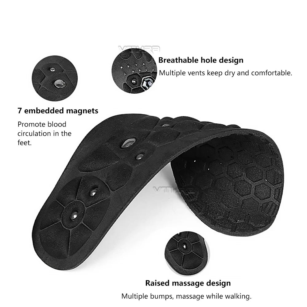 Orthopedic magnetic insoles