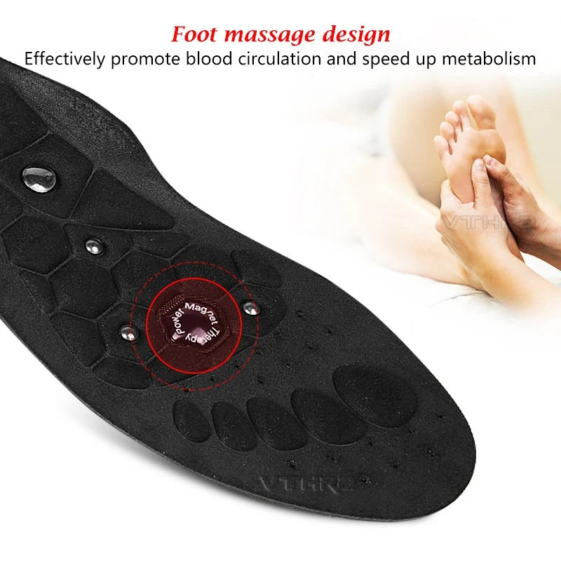 Orthopedic magnetic insoles